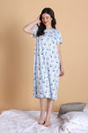 Zivame Knit Poly Mid Length Nightwear - Orchid Tint — thumbnail 2